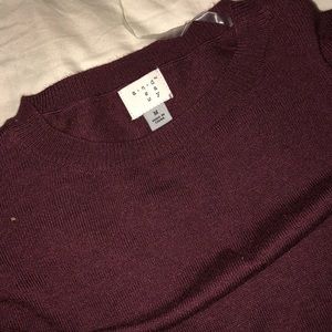 A New Day burgundy sweater